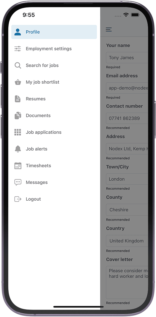 App screenshot (navigation)