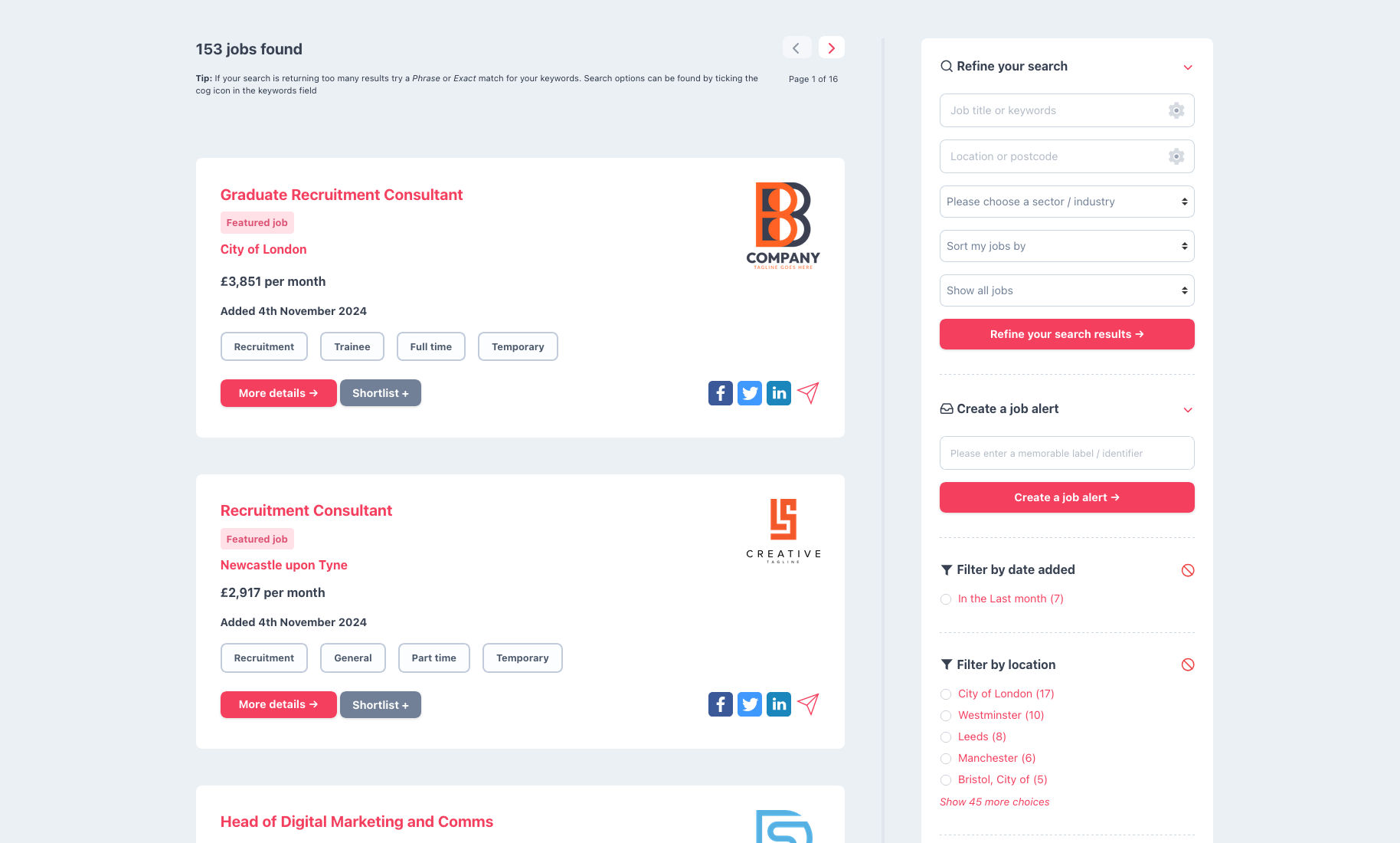 Job search