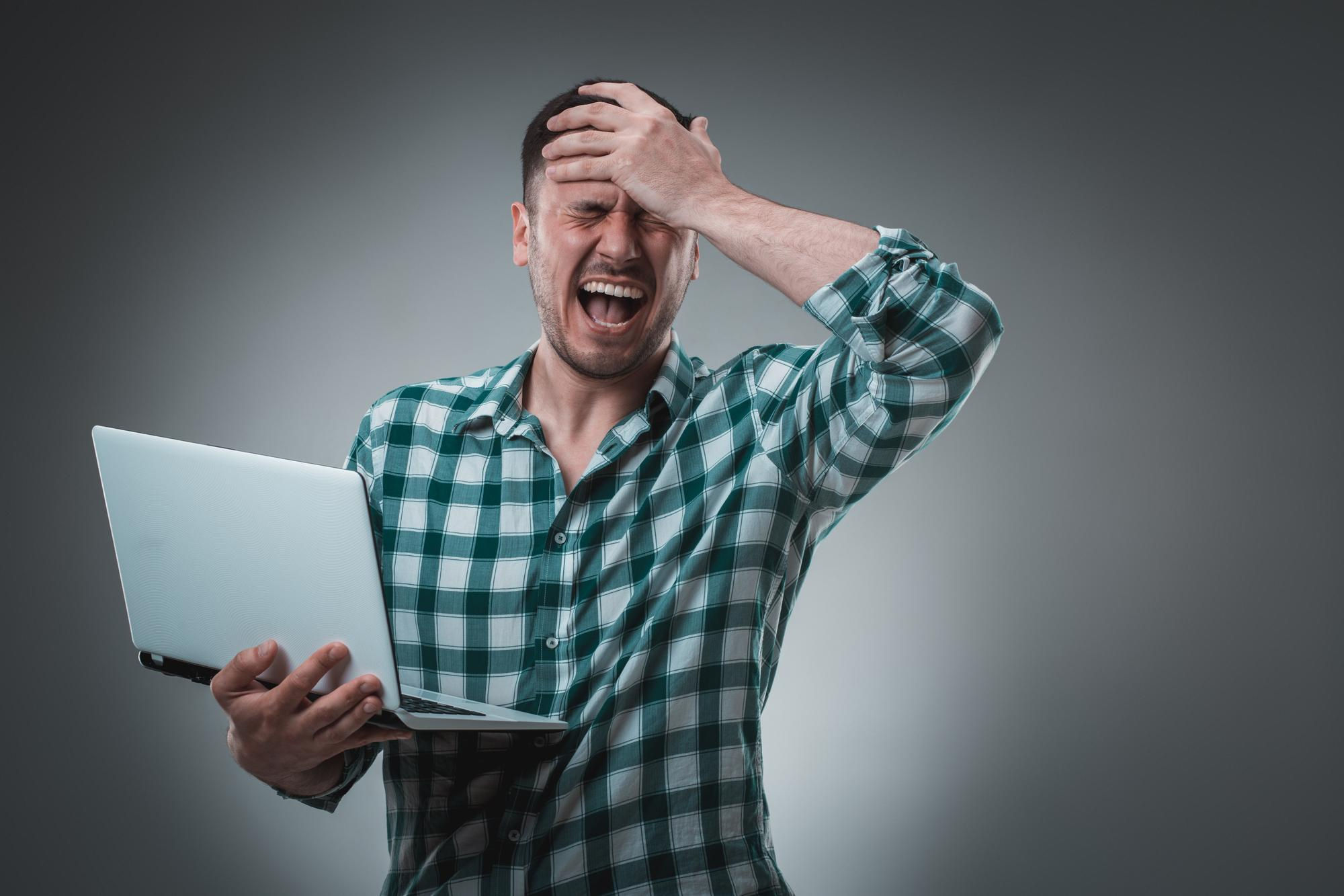 Broken website